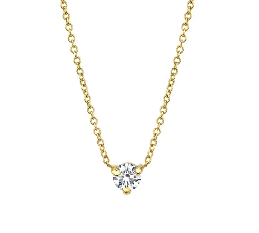 Marrow Fine Jewelry White Diamond Sweet Nothings Choker [Yellow Gold]