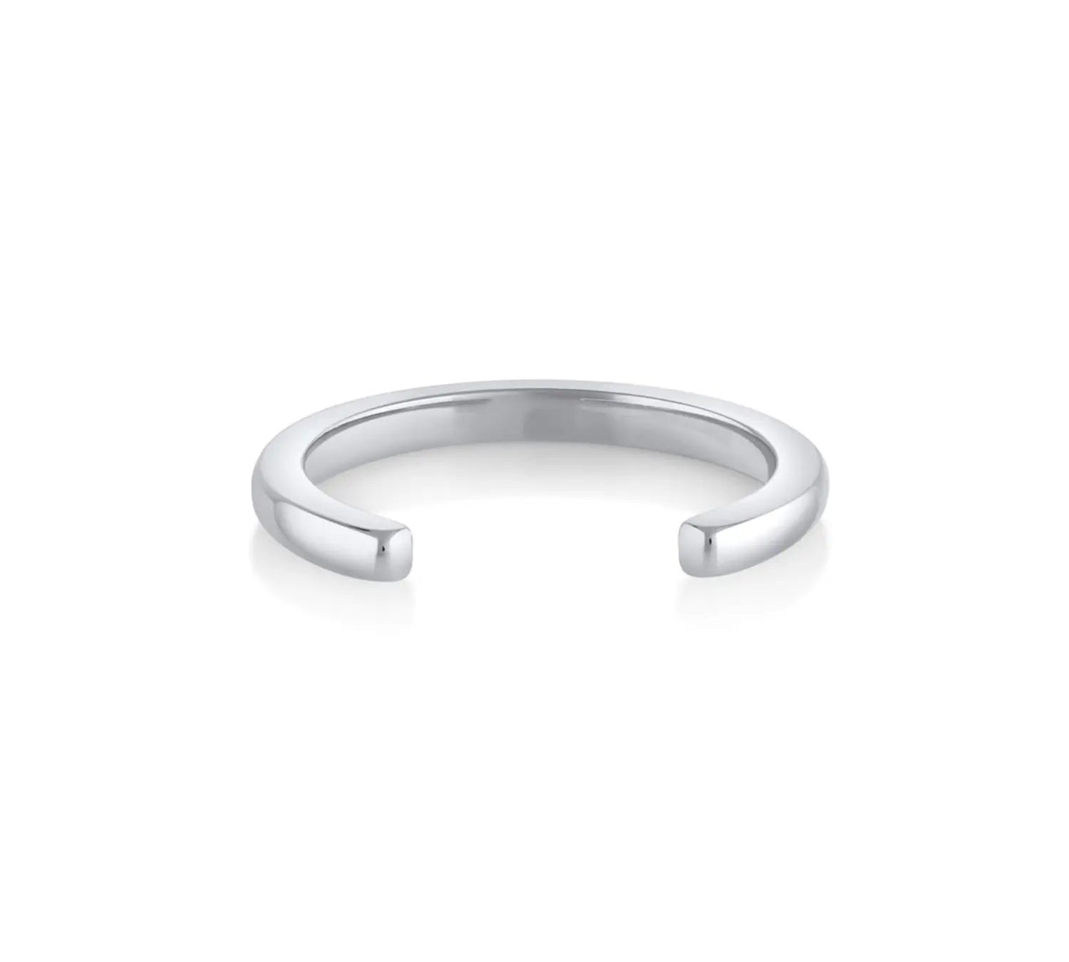 Marrow Fine Jewelry Everyday Cosmic Light Open Shank Band [White Gold]
