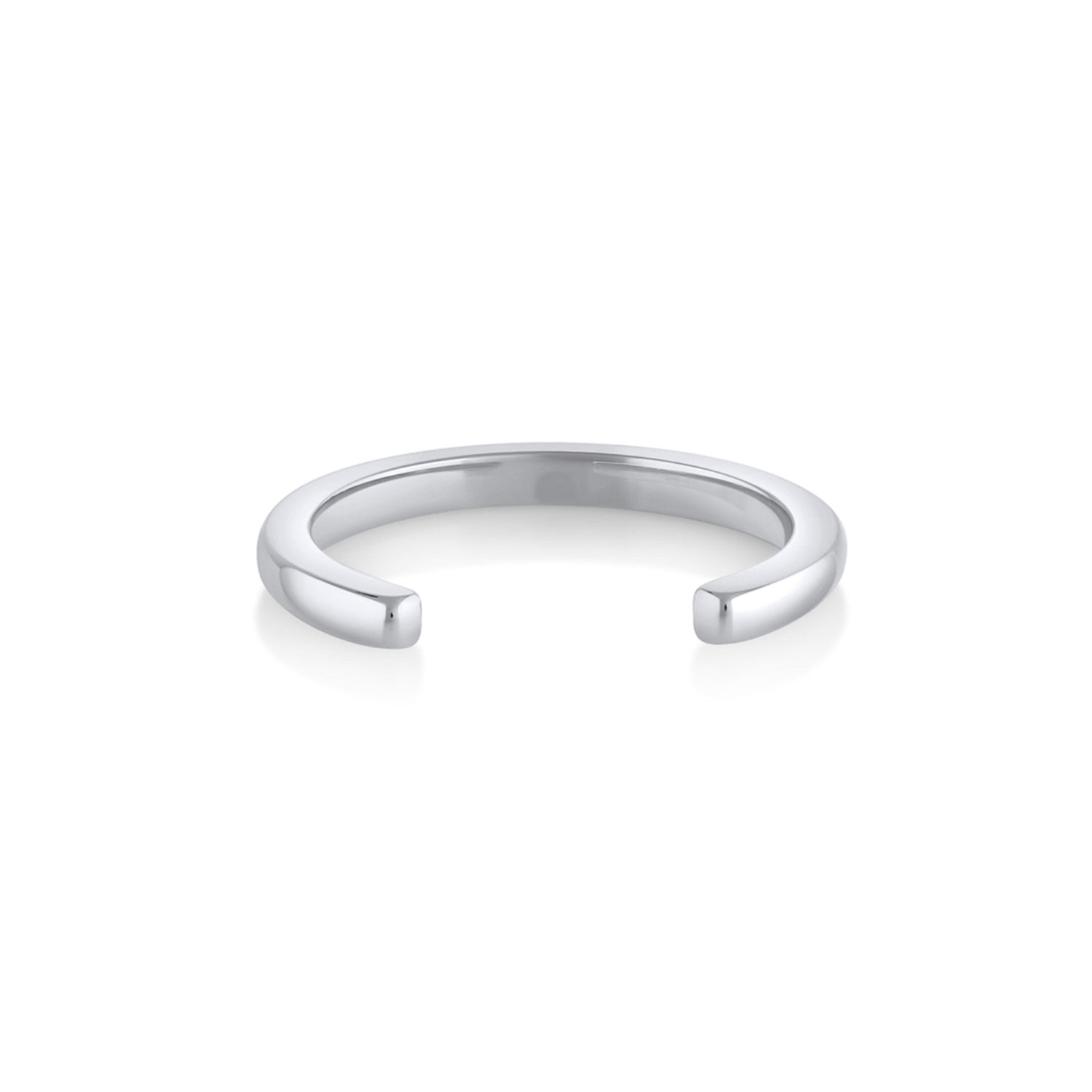 Marrow Fine Jewelry Everyday Cosmic Light Open Shank Band [White Gold]