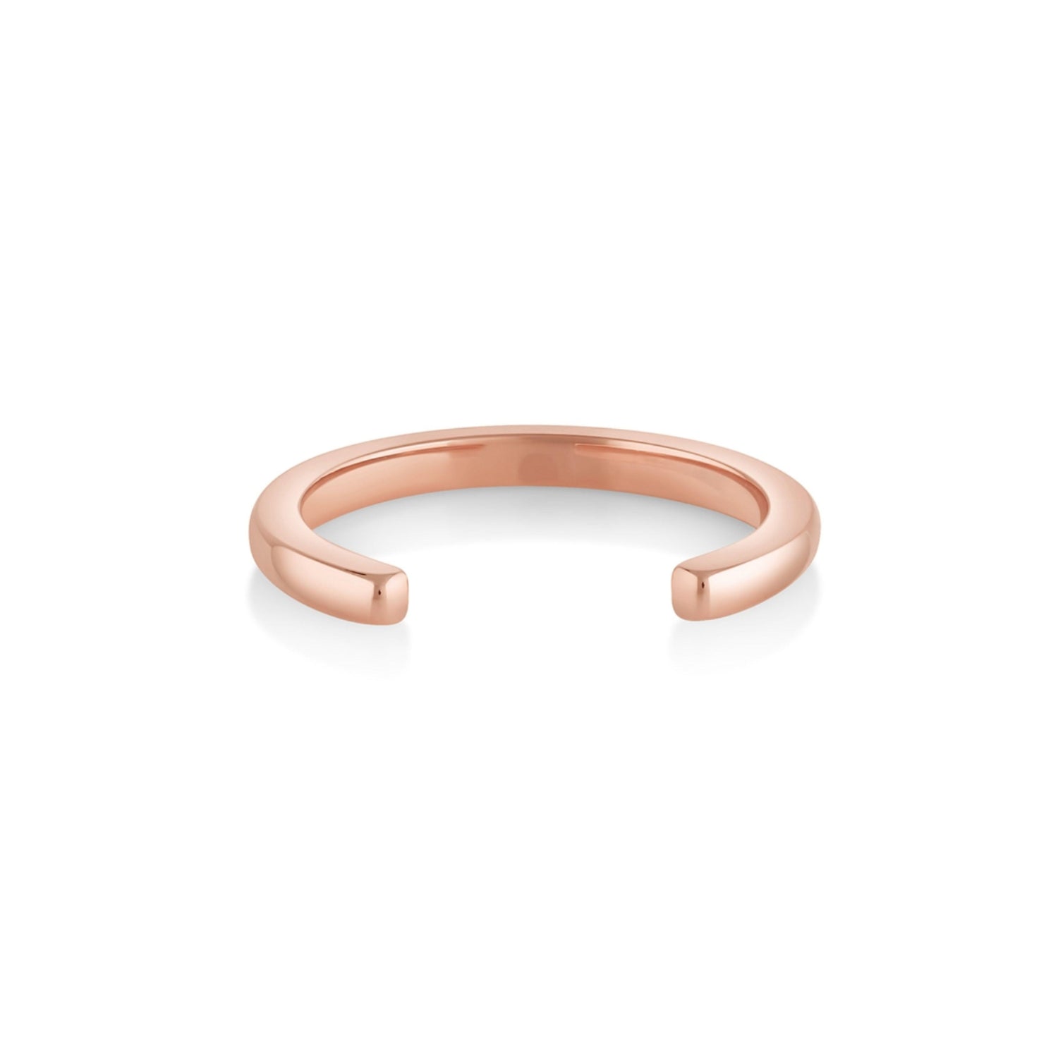 Marrow Fine Jewelry Everyday Cosmic Light Open Shank Band [Rose Gold]