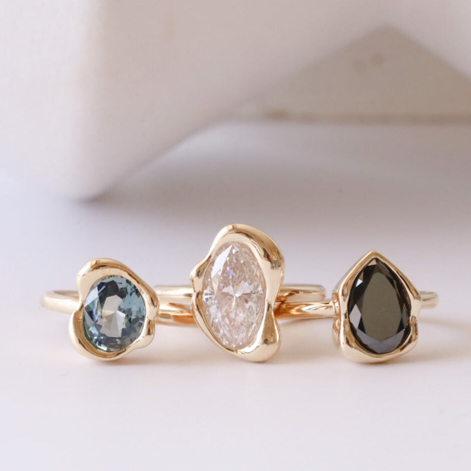 Black diamond bezel ring clearance