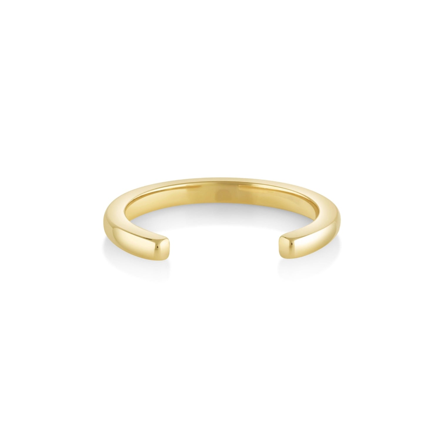 Marrow Fine Jewelry Everyday Cosmic Light Open Shank Band [Yellow Gold]