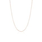 1mm Cable Chain [Rose Gold]