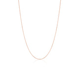 1mm Cable Chain [Rose Gold]