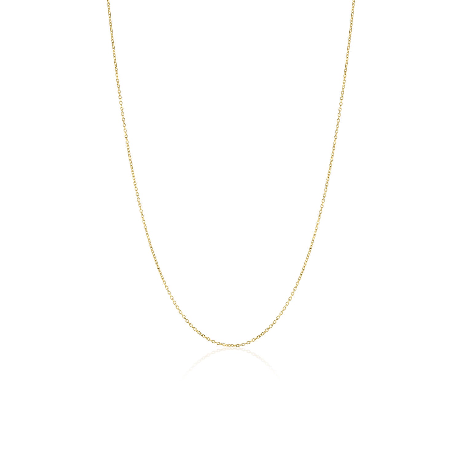 1mm Cable Chain [Yellow Gold]