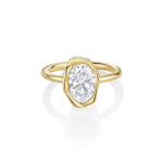 2.02ct Lab-Created Diamond Abstract Bezel Ring Marrow Fine