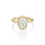 2.02ct Lab-Created Diamond Abstract Bezel Ring Marrow Fine