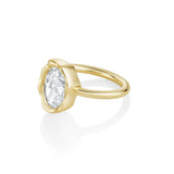 2.02ct Lab-Created Diamond Abstract Bezel Ring Marrow Fine