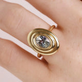 2.02ct Sapphire In-Orbit Ring