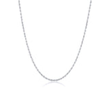 2.15mm Rope Chain [White Gold]