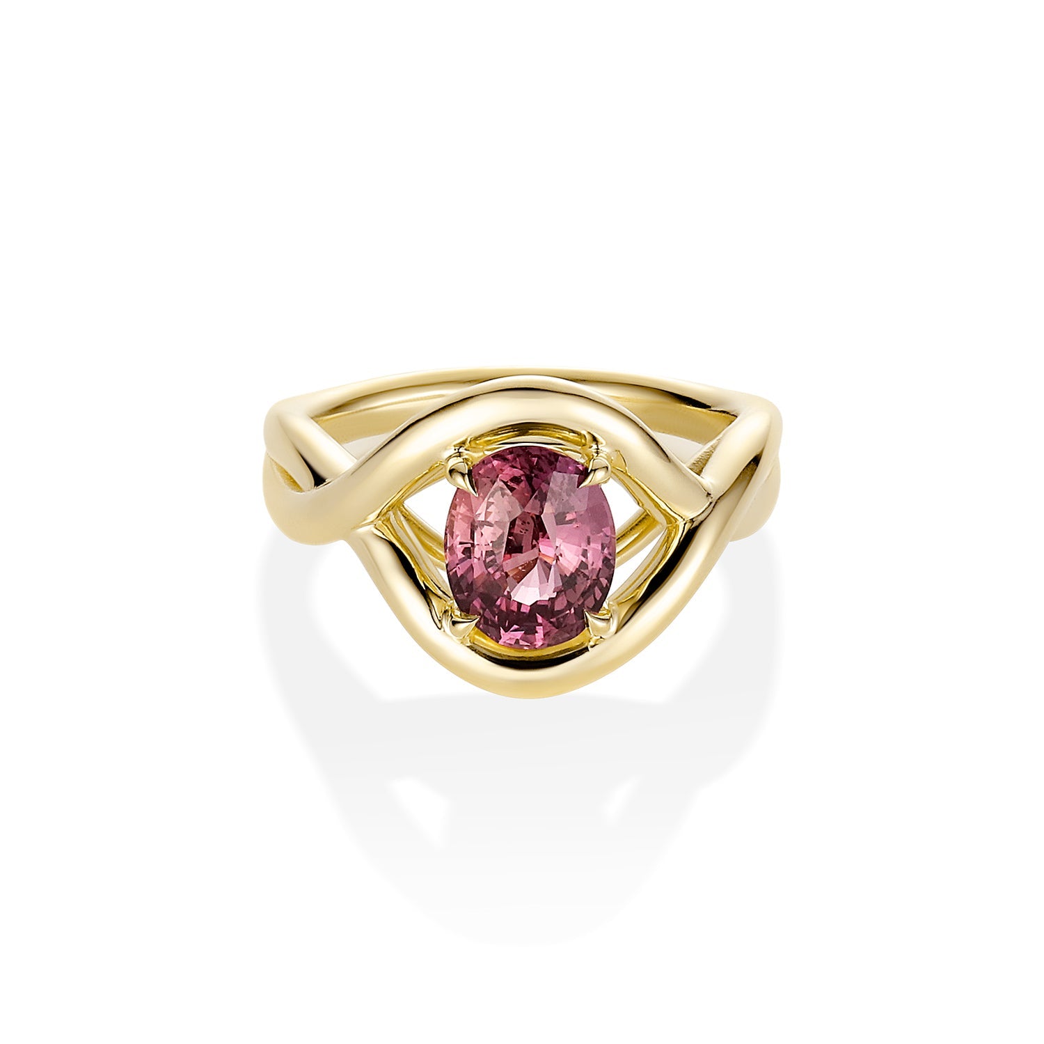2.19ct Purplish-Pink Sapphire Marrow x Sammi Florence Ring [yellow gold]