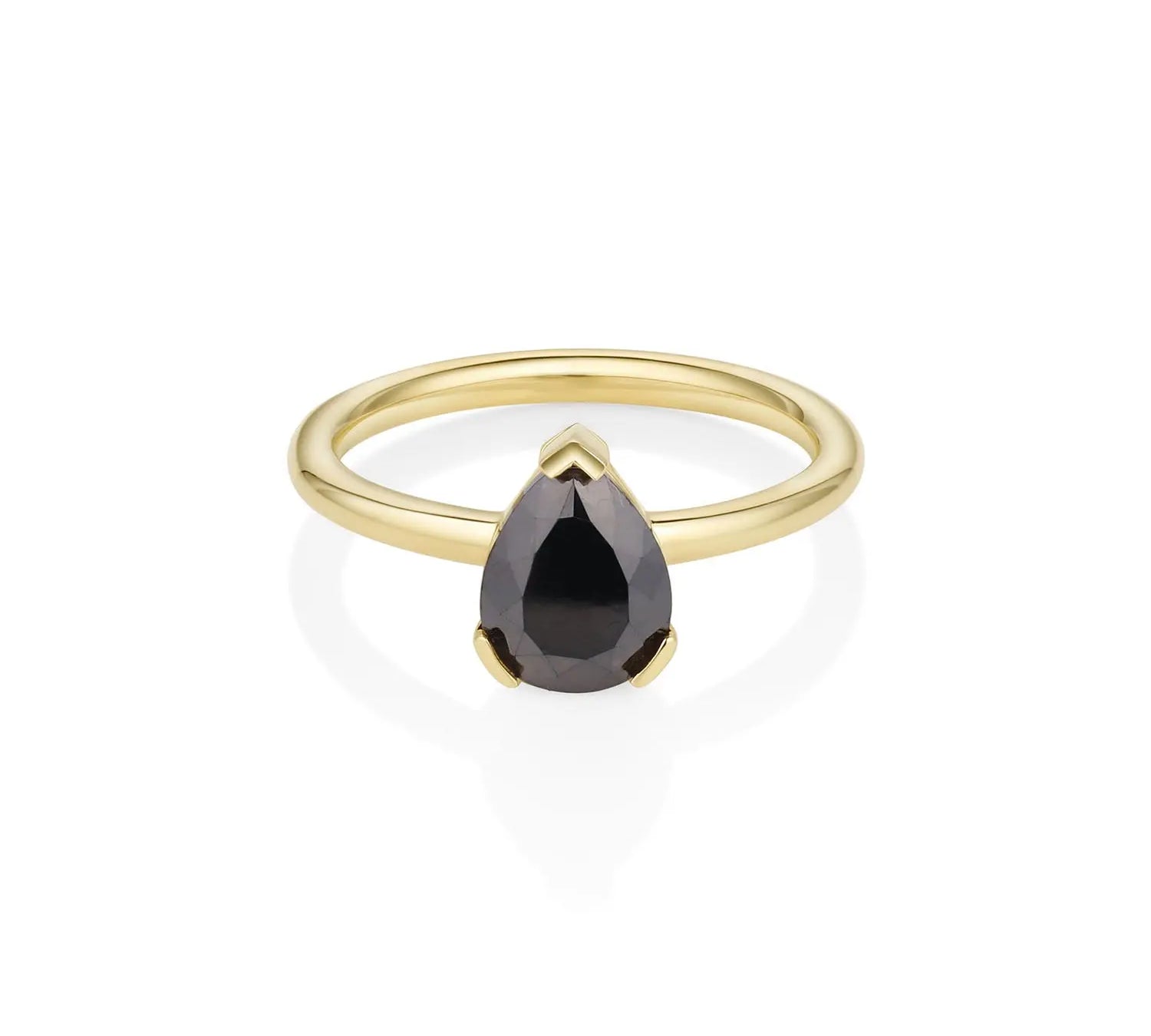 2.22ct Black Diamond Sloane [front flatlay]