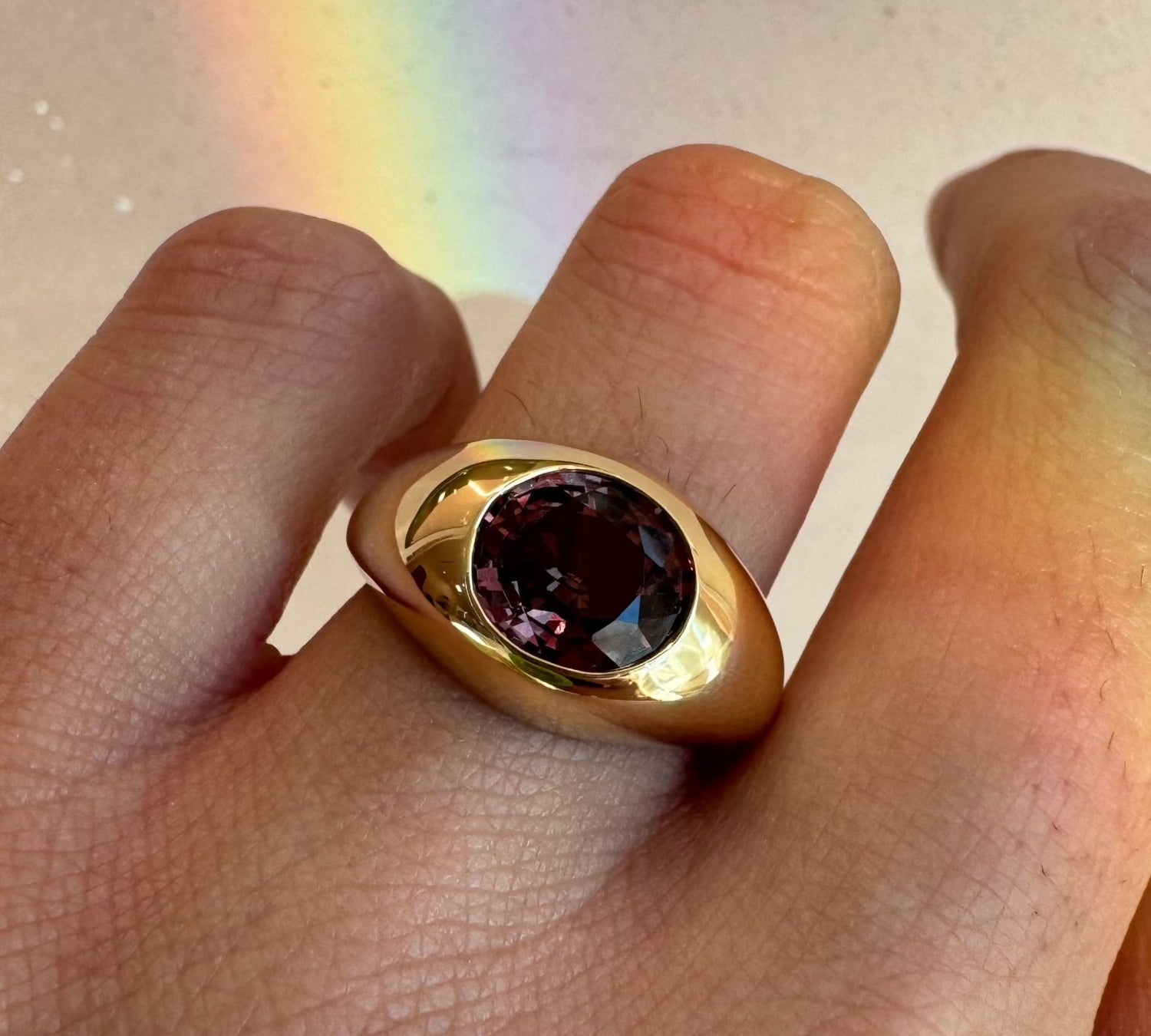 2.27ct Sapphire Pinky Bombe - Marrow Fine