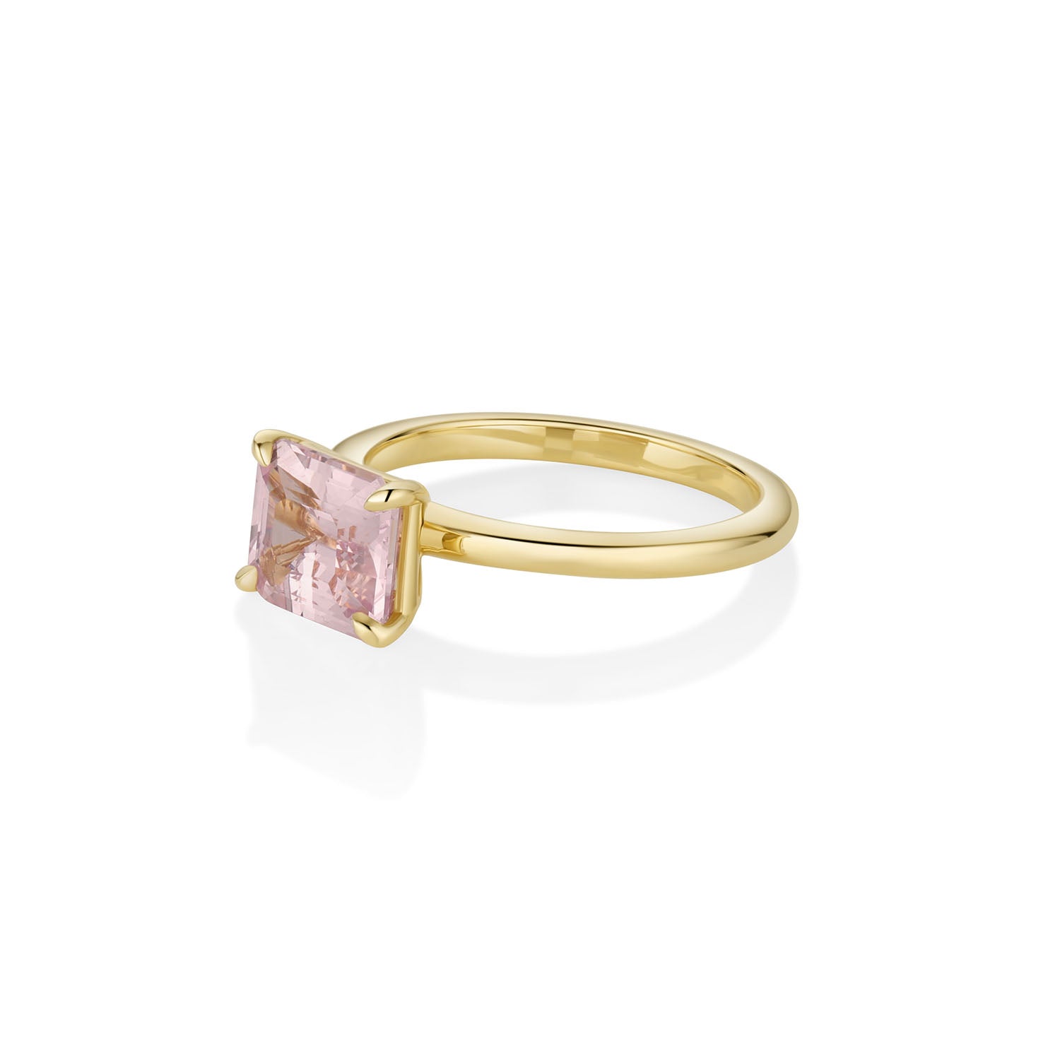 2.33ct Blushy Lavendar Sapphire EW Annette [Yellow Gold]