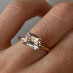 2.33ct Blushy Lavendar Sapphire East-West Annette Ring Marrow Fine