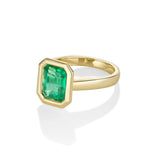 2.37ct Emerald Stevie Ring side view