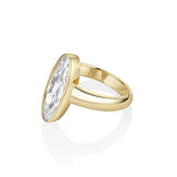 2.52ct Old Mine Lab Created Diamond Ring