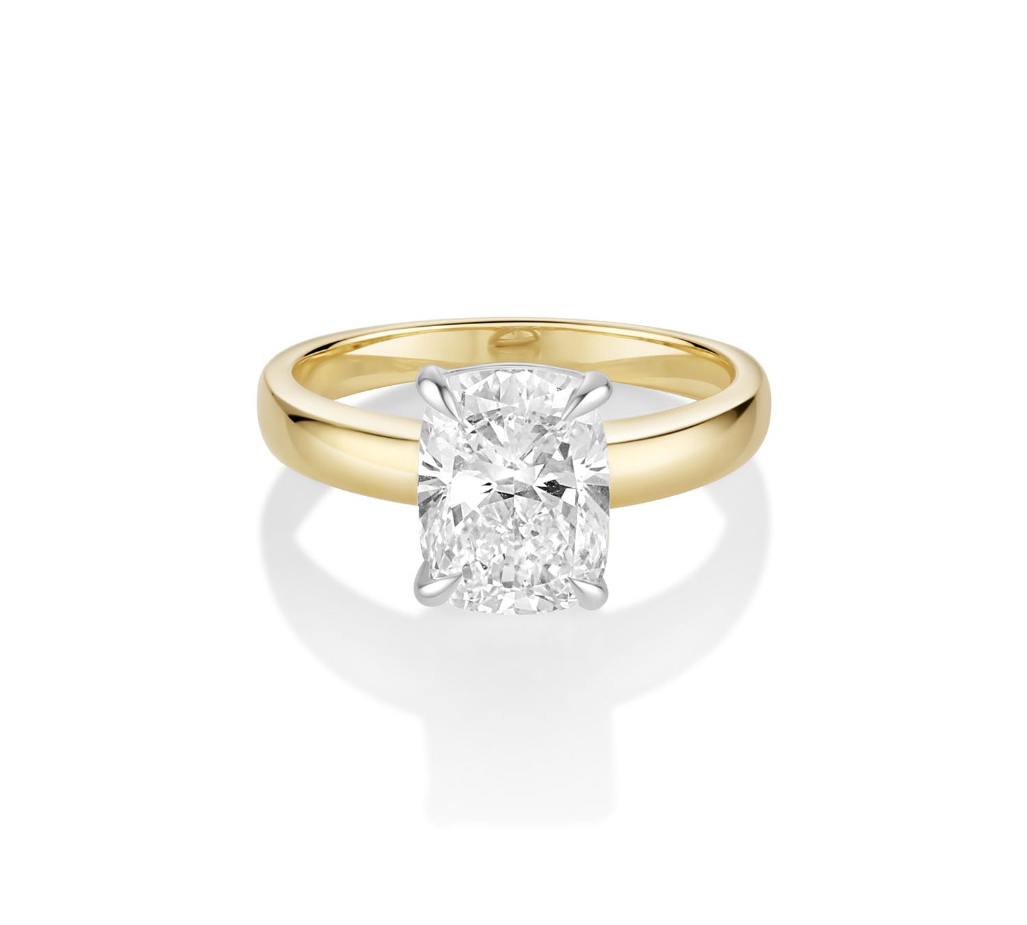 2.55ct Lab-Created Cushion Diamond Peyton Ring
