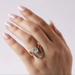 2.55ct Lab-Created Cushion Diamond Peyton Ring Marrow Fine