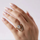 2.55ct Lab-Created Cushion Diamond Peyton Ring Marrow Fine