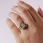 2.55ct Lab-Created Cushion Diamond Stevie Bezel Ring Marrow Fine