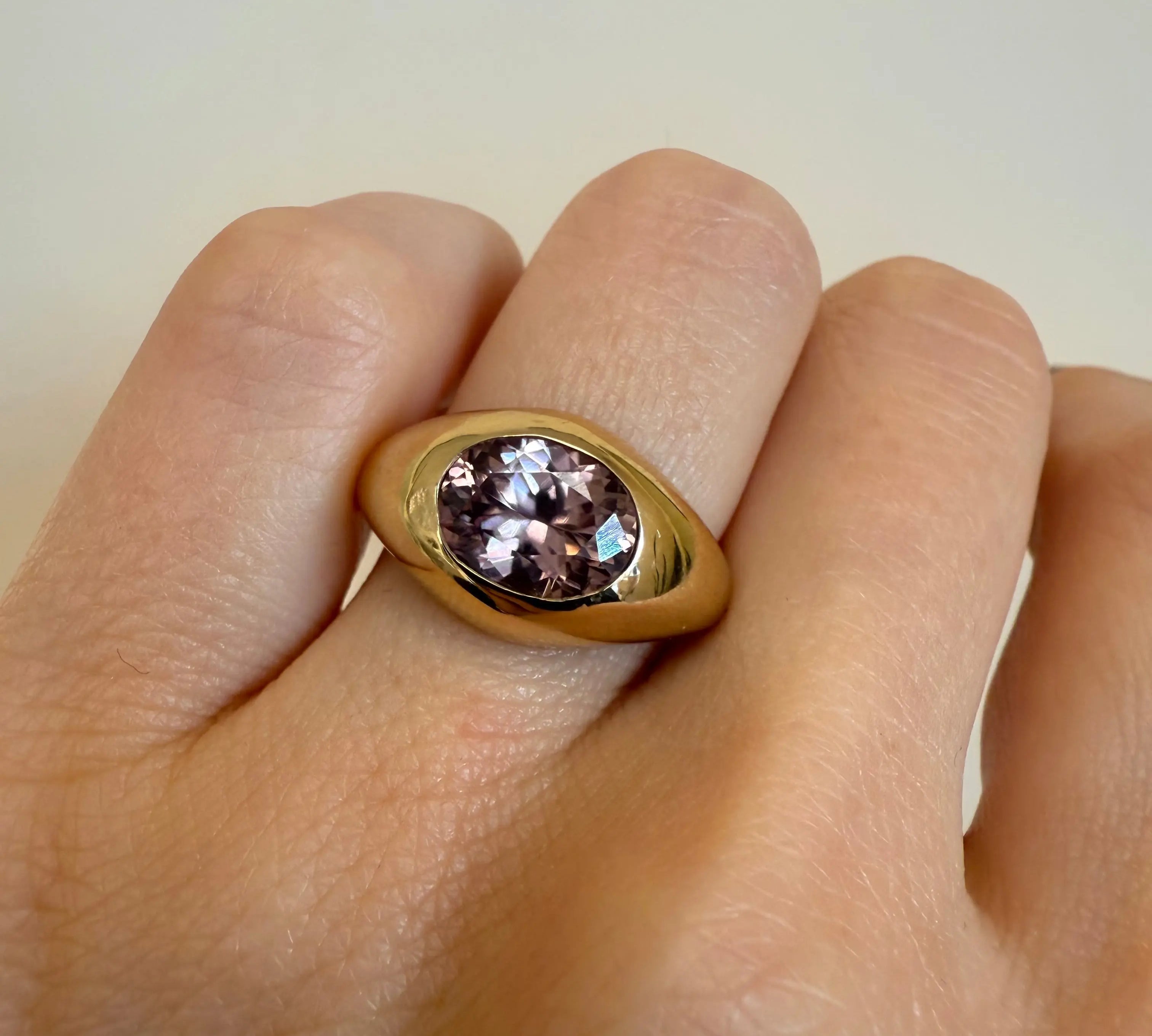 2.58ct Zircon Bombe Ring [on hand]
