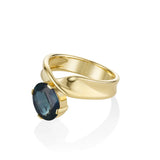 2.67ct Oval Sapphire Twist Ring