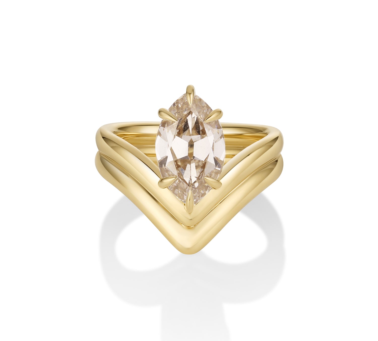 2.76ct Old Mine Marquise