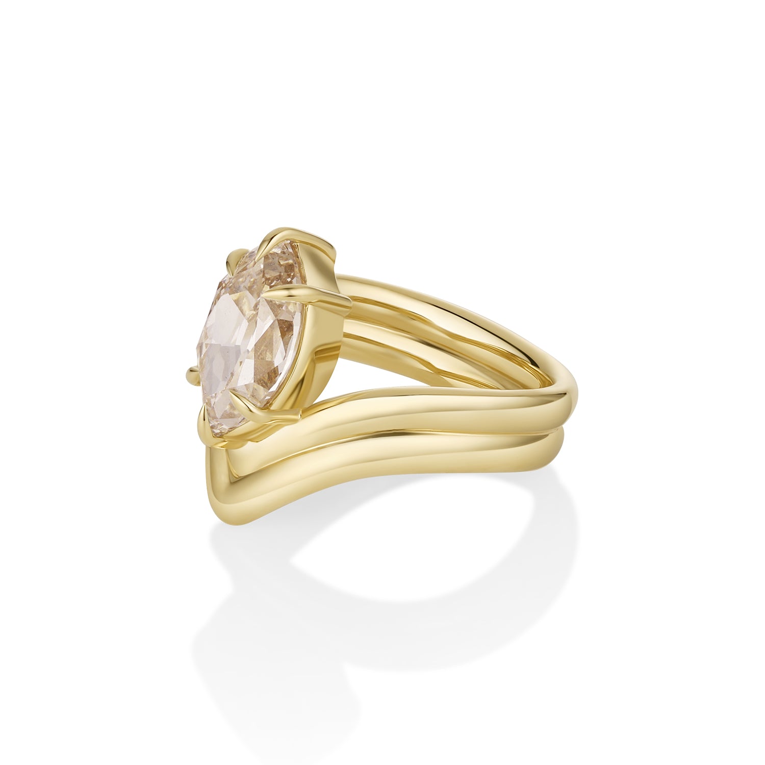 2.76ct Old Mine Marquise