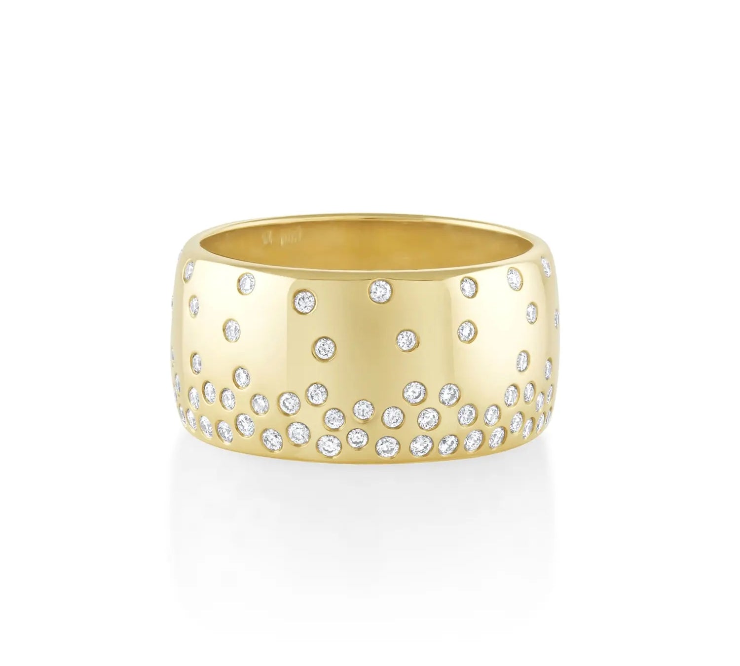 Waterfall Cigar Band [yellow gold]