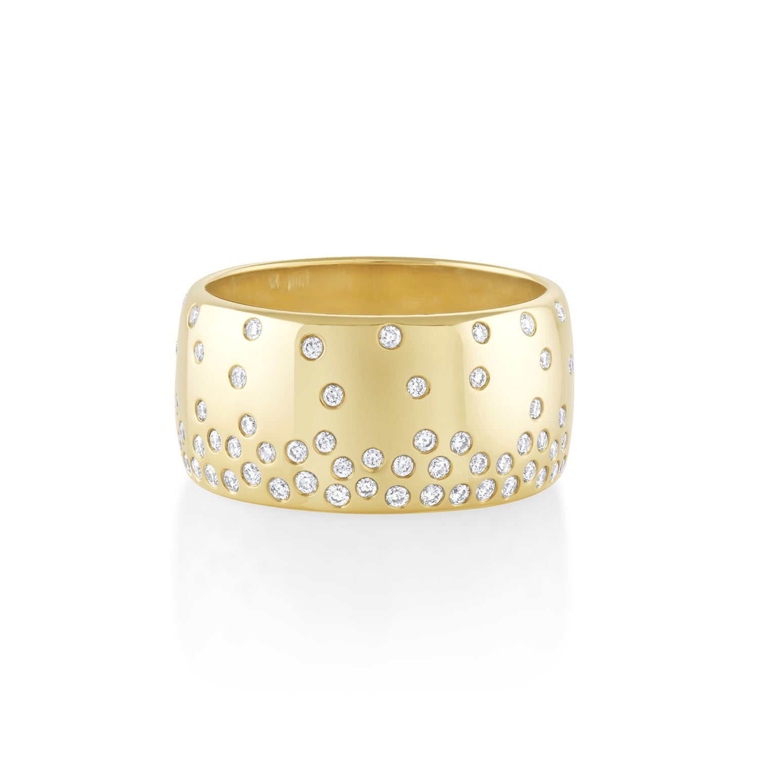 Waterfall Cigar Band [yellow gold]