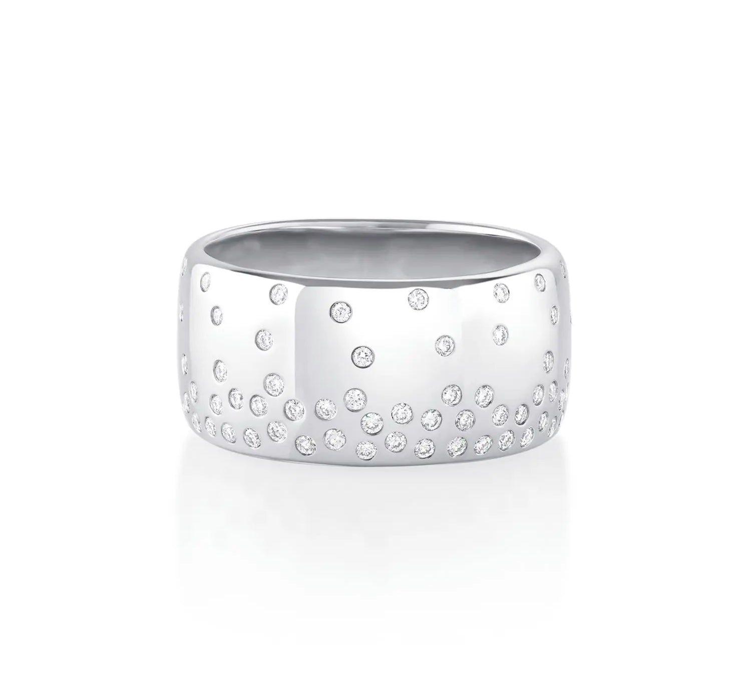 Waterfall Cigar Band [white gold]