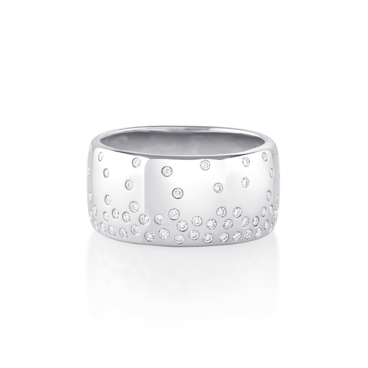 Waterfall Cigar Band [white gold]