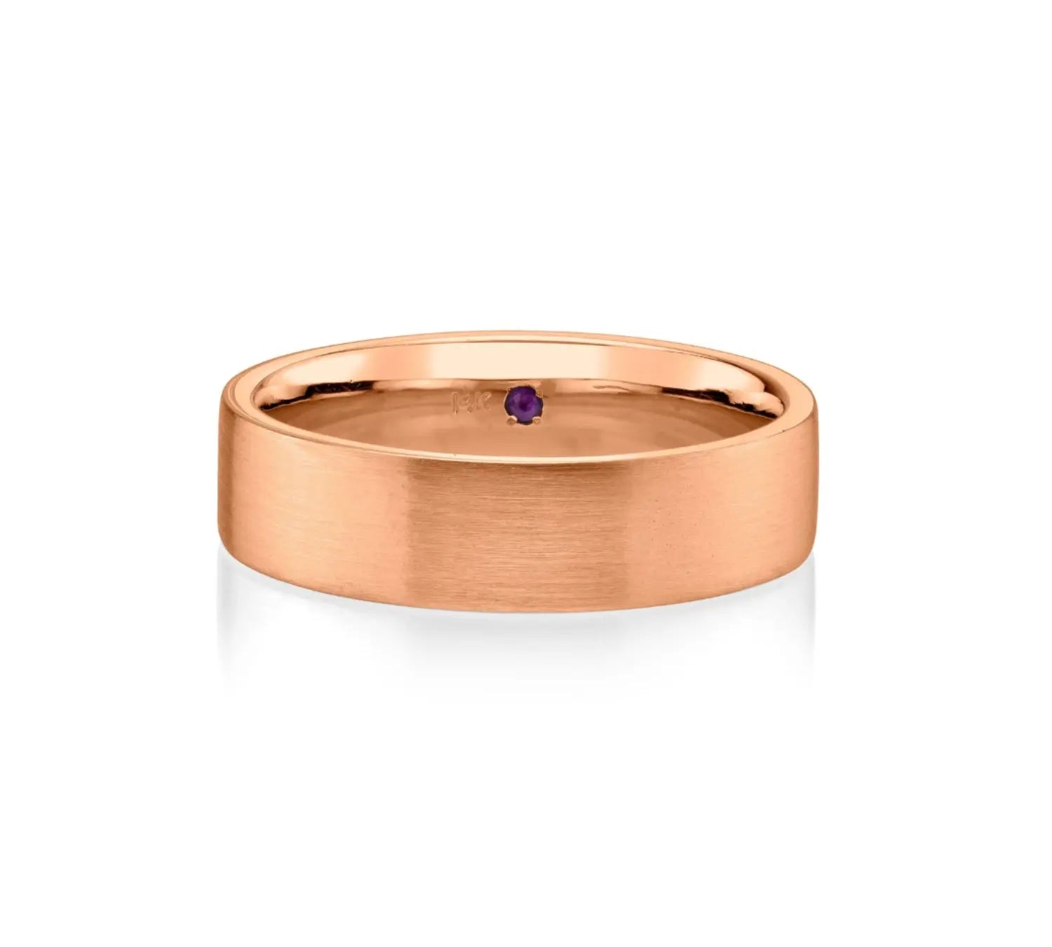 Marrow Fine Jewelry Charlie Men’s Band [Rose Gold flat]