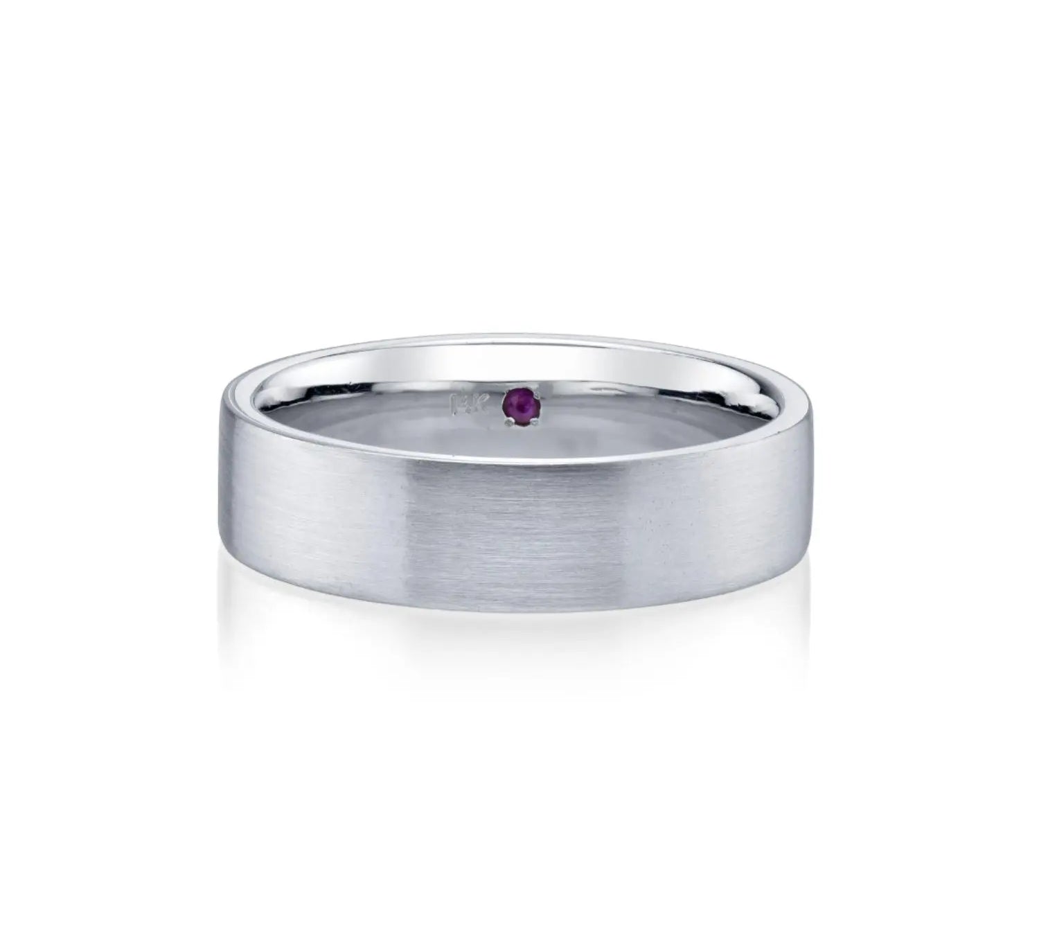 Marrow Fine Jewelry Charlie Men’s Band [White Gold flat]