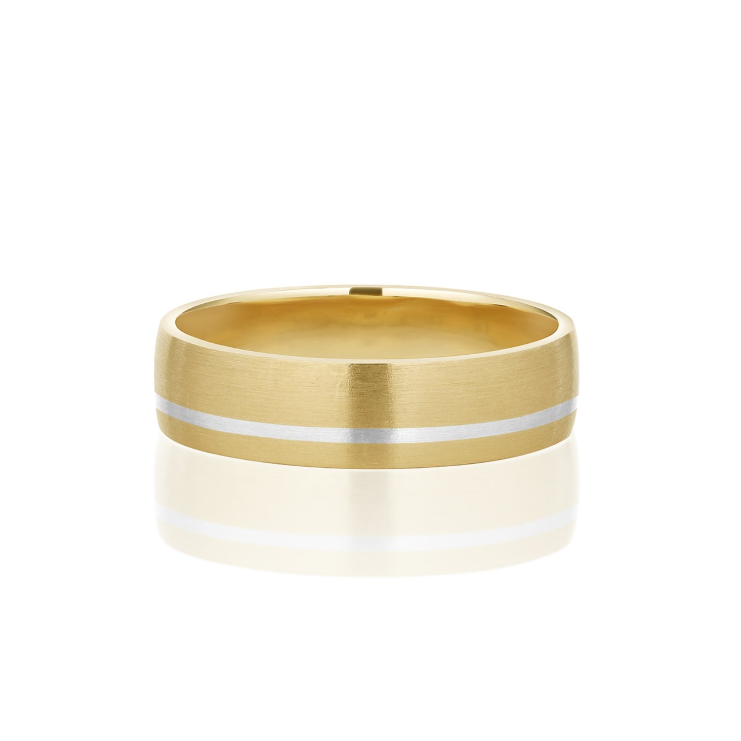 Inlay Men's Band [Yellow Gold]