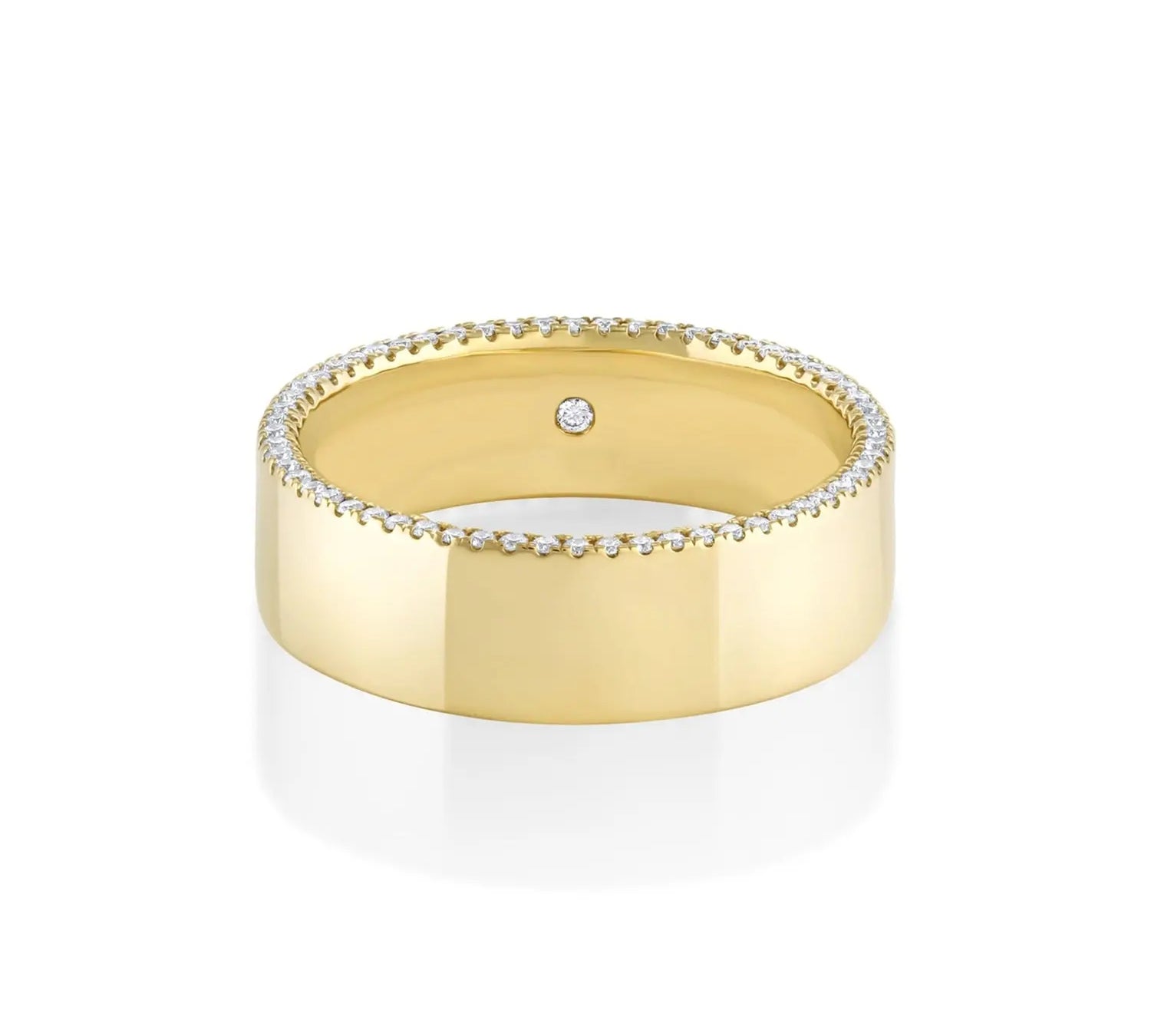 Marrow Fine Jewelry White Diamond 6 mm Parker Band [Yellow Gold]