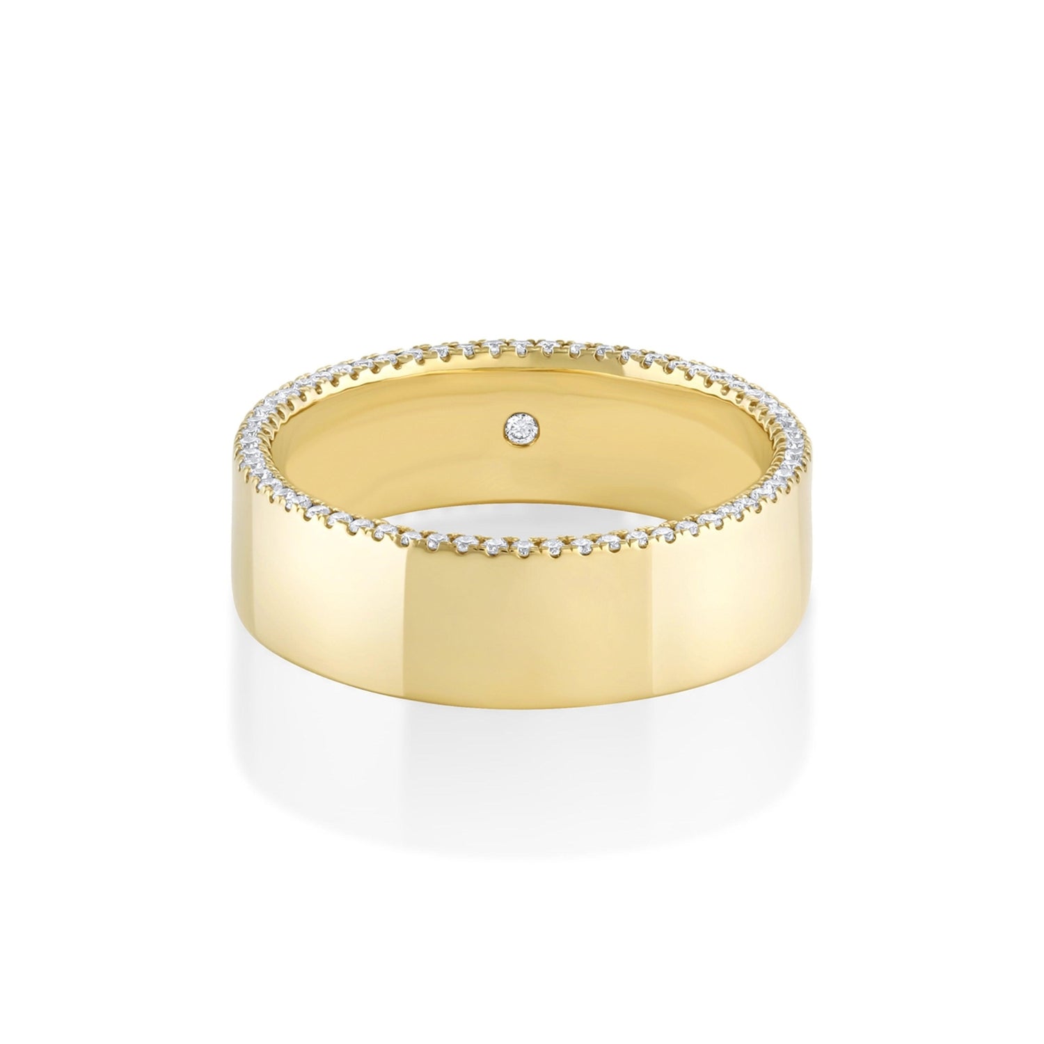Marrow Fine Jewelry White Diamond 6 mm Parker Band [Yellow Gold]