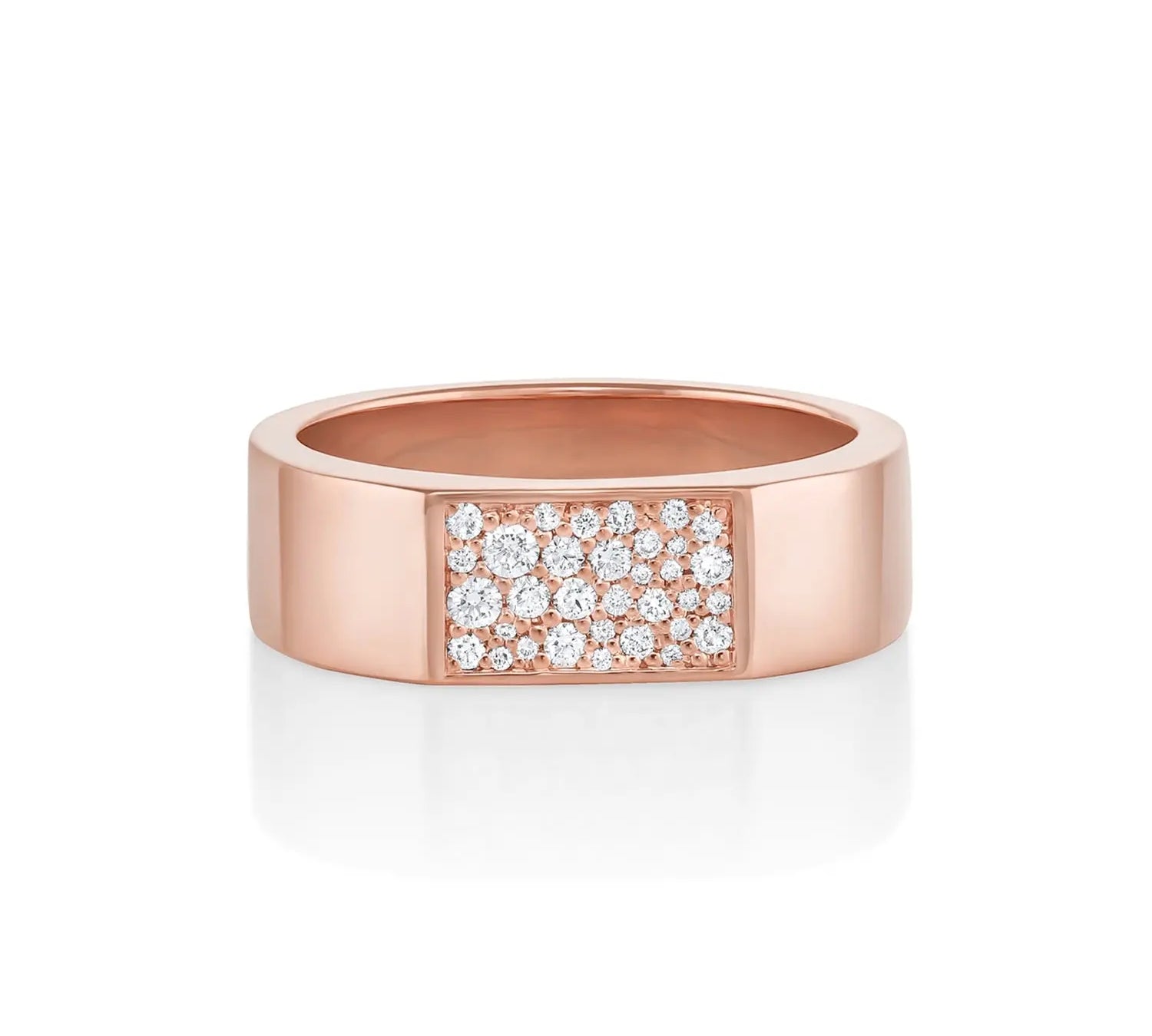 White Diamond Colson Band [rose gold]