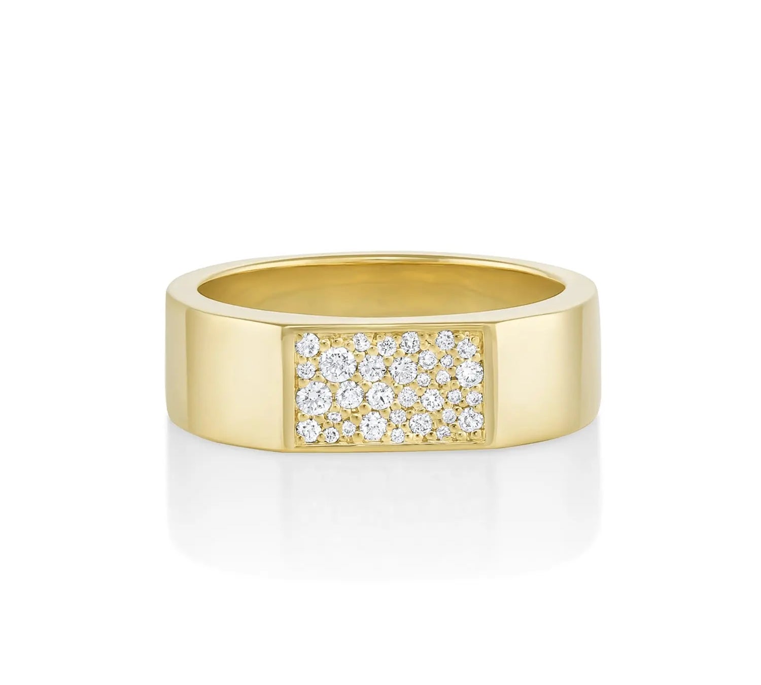 White Diamond Colson Band [yellow gold]