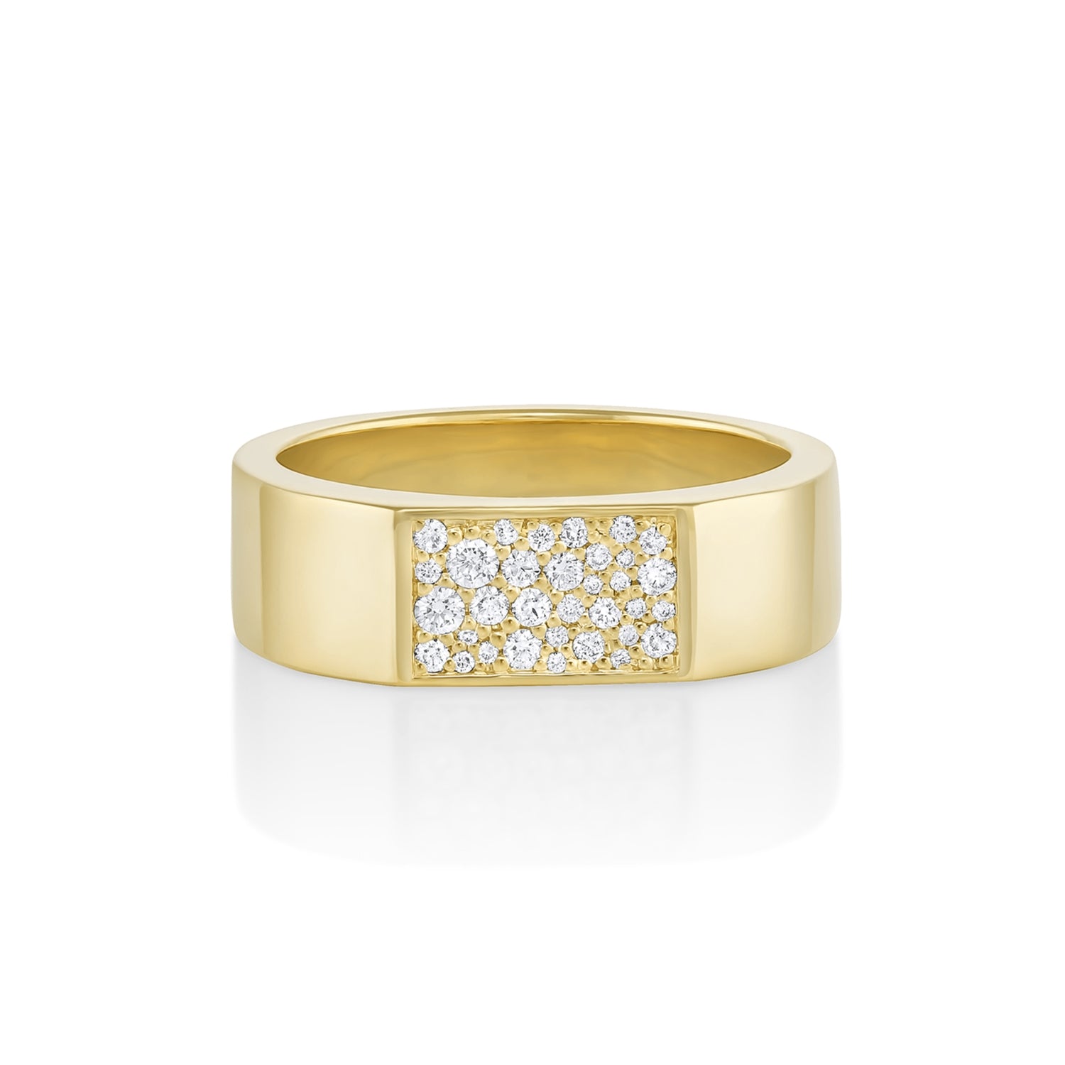 White Diamond Colson Band [yellow gold]