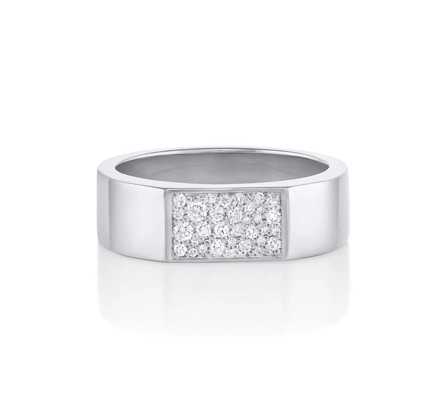 White Diamond Colson Band [white gold]