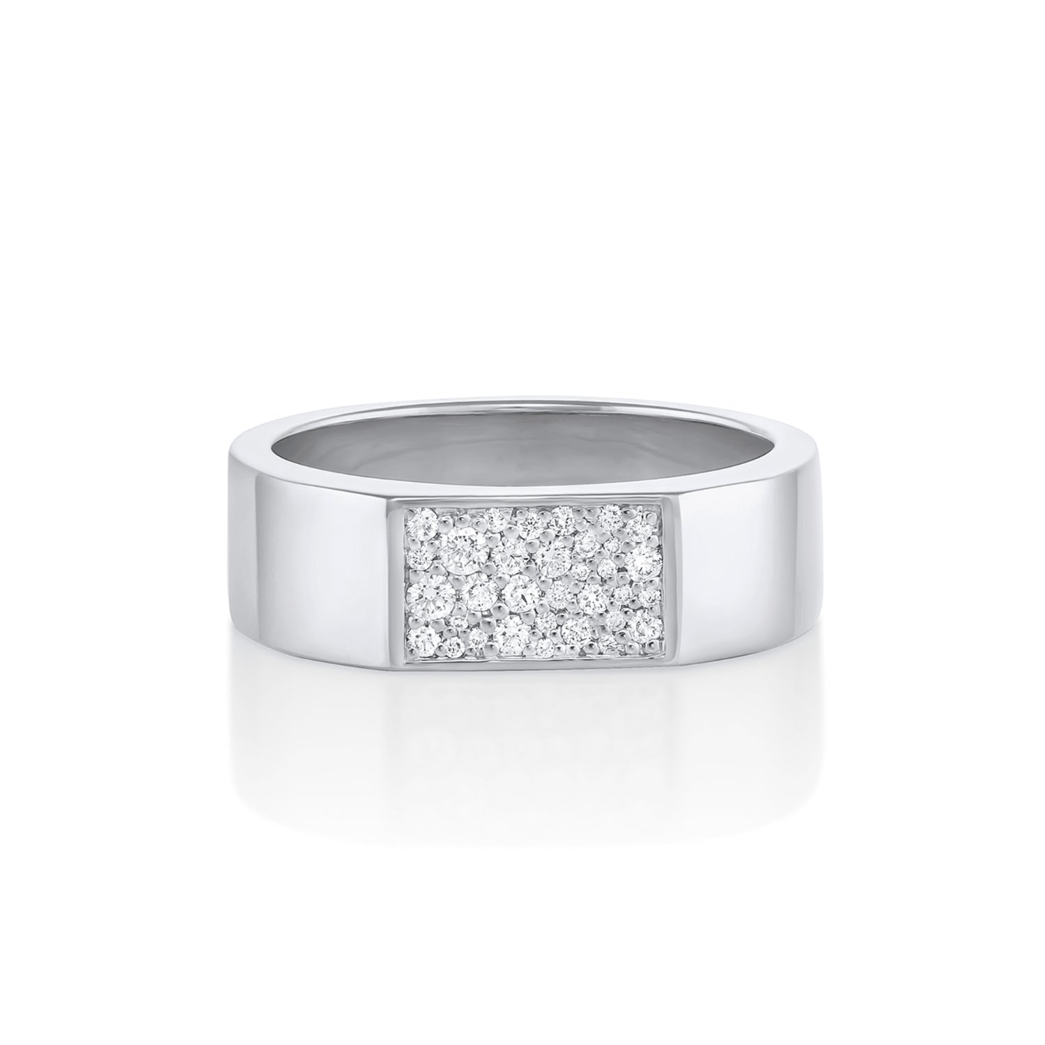 White Diamond Colson Band [white gold]