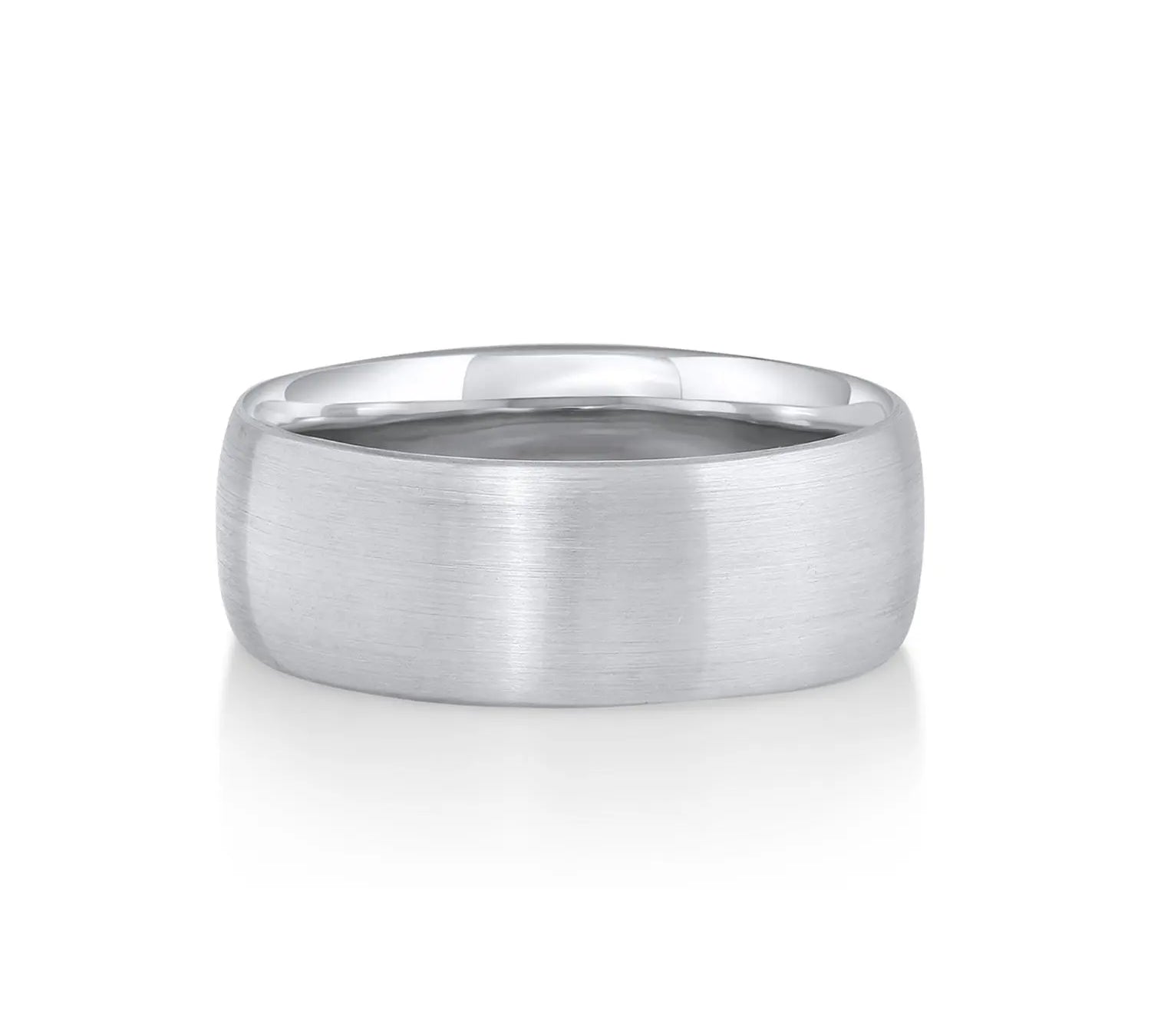 Marrow Fine Jewelry Beau Brushed Men's Band [White Gold]