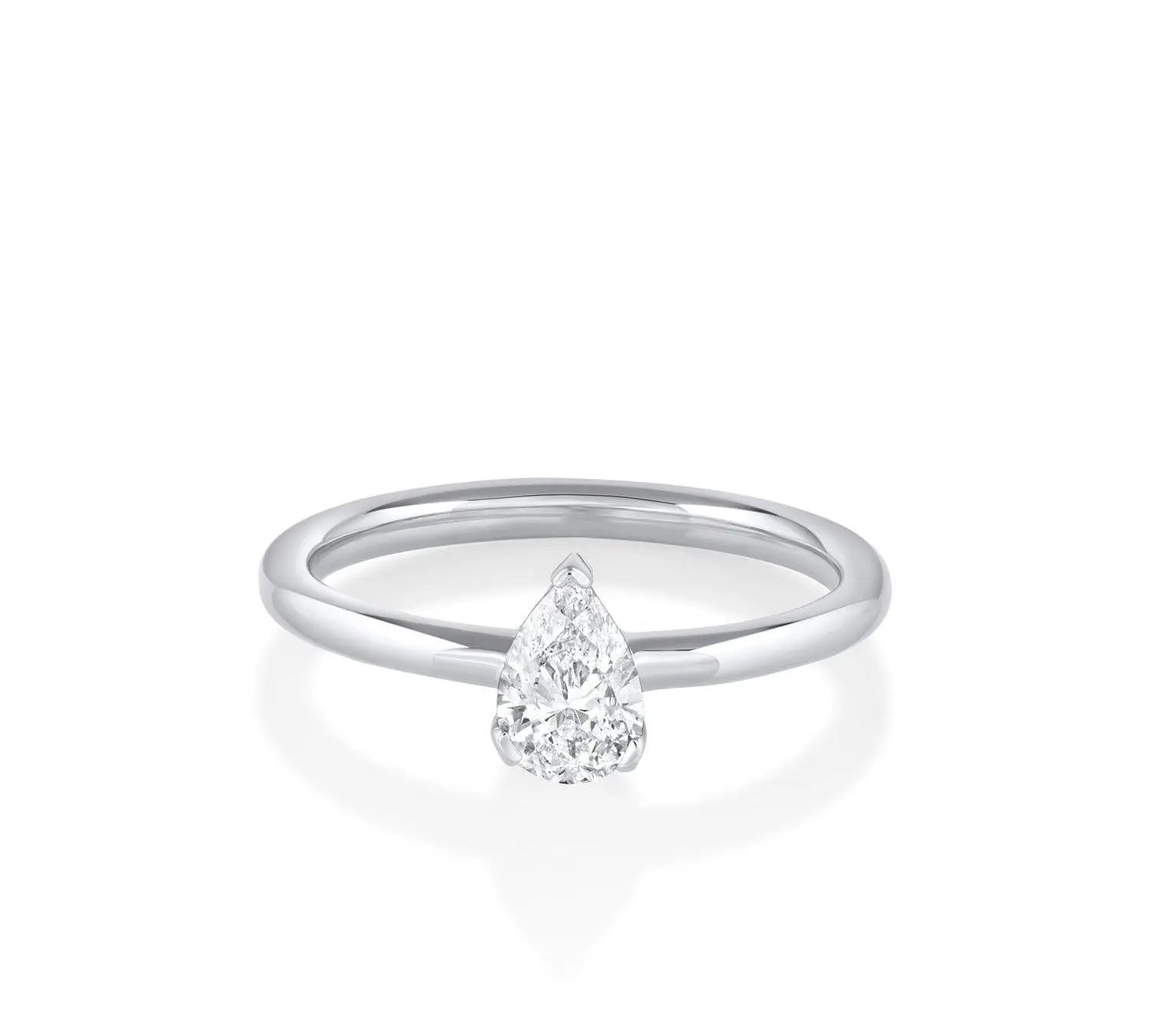 The Mini Sloane Engagement Ring [White Gold]