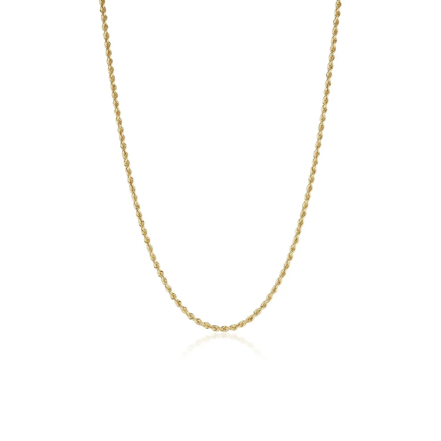 2mm Light Rope Chain Marrow Fine
