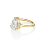 3.01ct Sloane Engagement Ring [Yellow Gold] side view
