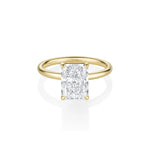 3.03ct Lab-Created Diamond Radiant Francesca Ring [Yellow Gold]