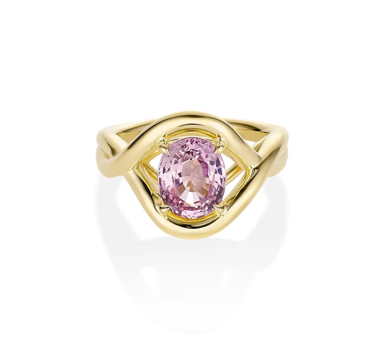 3.06ct Pink Sapphire Marrow x Sammi Florence Ring [Yellow Gold]