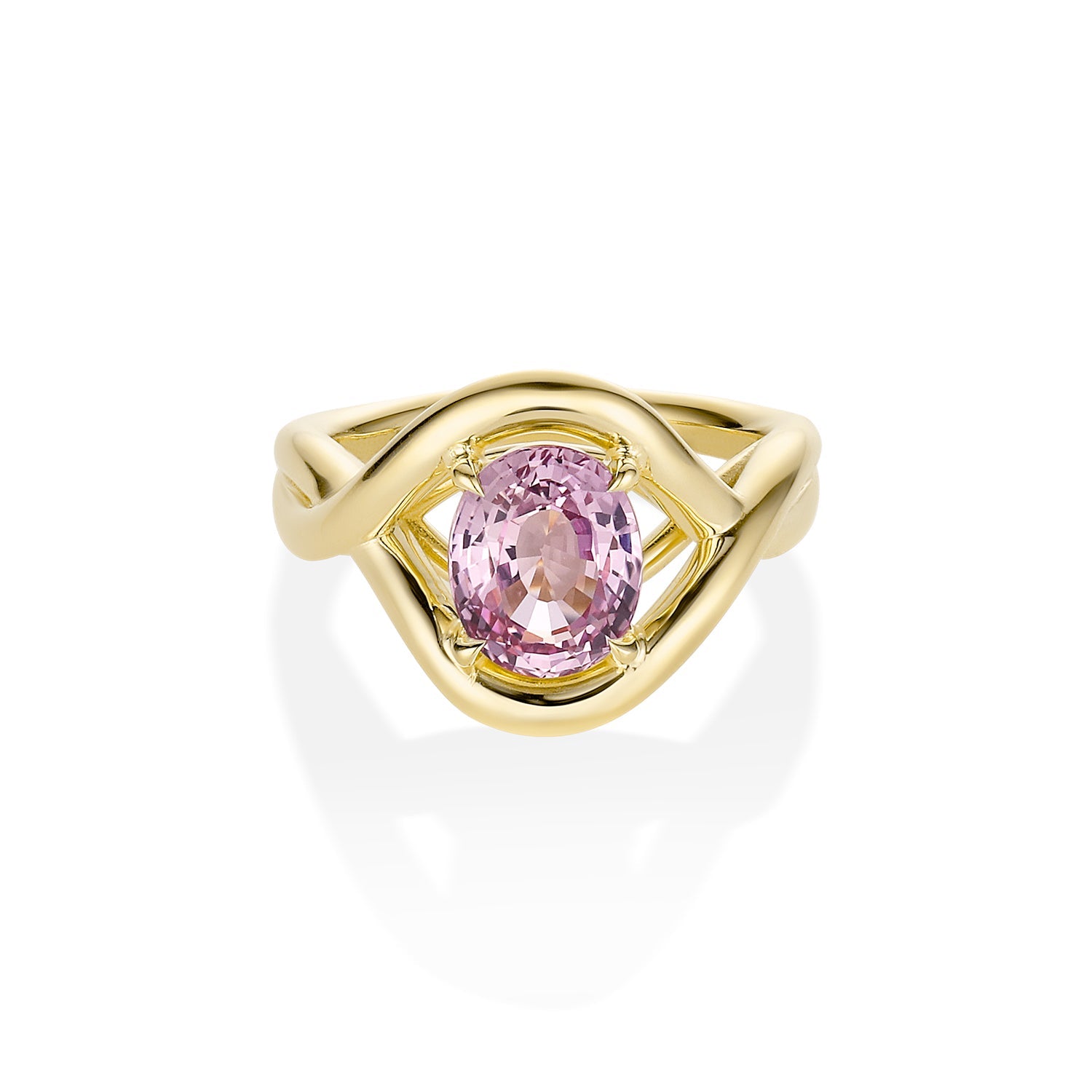 3.06ct Pink Sapphire Marrow x Sammi Florence Ring [Yellow Gold]